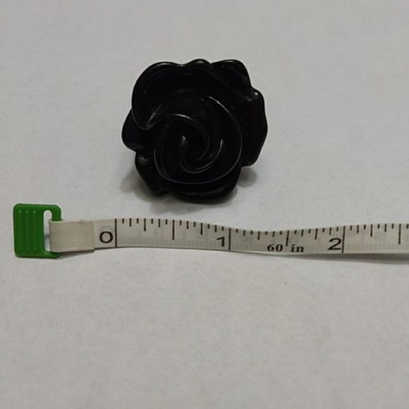 Jewelry - ** Black Flower Ring